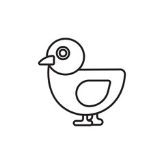 quail icon outline