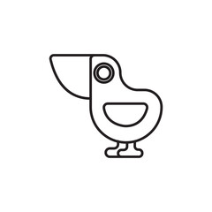  dodo bird icon outline © ilham