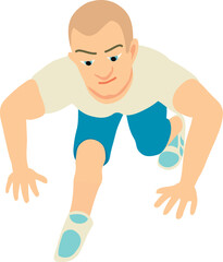 Obraz premium Wrestler athlete icon isometric vector. Athlete in sportswear during competition. Sport concept, competition
