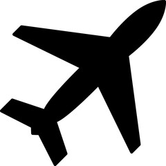 icon of an airplane vector - obrazy, fototapety, plakaty