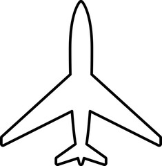 icon of an airplane vector