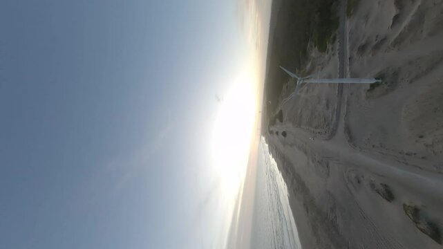 FPV drone on the beach