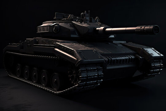 russian tank t 34 created with Generative AI technology
