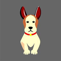 Dog vector illustration, puppy illustrations 