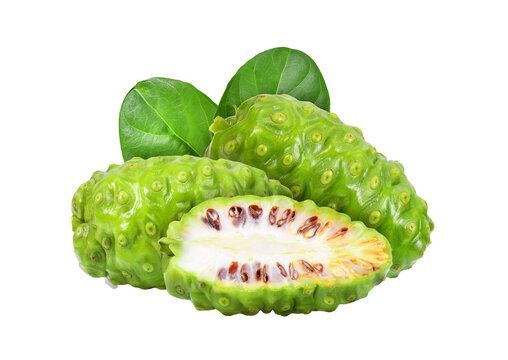 Noni with leaf on transparent png