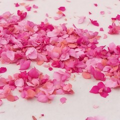 pink cherry flower petals