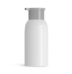 Blank Airless Pump Container Cosmetic Dispenser Bottles 3D-Rendering
