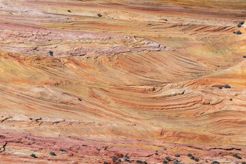 Aerial shot of the Coyote Buttes North, Vermilion Cliffs National Monument, Arizona, USA