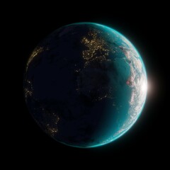 3 D Illustration of earth.
