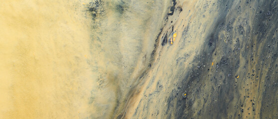 Obraz premium Abstract background liquid art, multi-colored marble texture, paint stains and blots