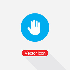 Palm Of Hand, Palm, Hand Icon Vector Illustration Eps10