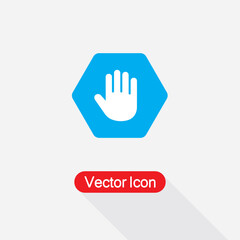 Fototapeta na wymiar Palm Of Hand, Palm, Hand Icon Vector Illustration Eps10