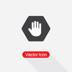 Palm Of Hand, Palm, Hand Icon Vector Illustration Eps10