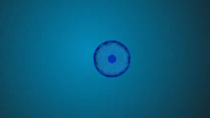 Illustration of Blue Color Biology Cell