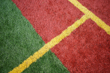 Abstract Athletic Field Colors