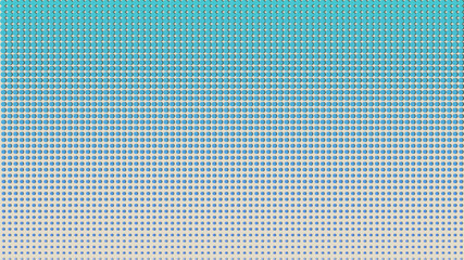 Light blue color halftone pattern. Light blue retro halftone background. Light blue dots background.
