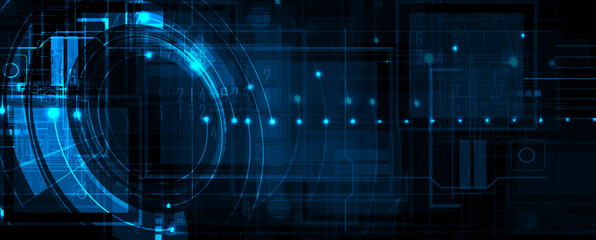 Conceptual technology illustration of artificial intelligence