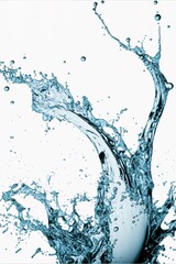 Fototapeta na wymiar water splash liquid abstract. Generative AI