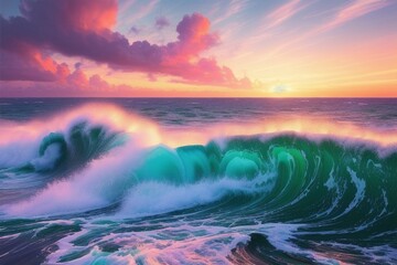 Ocean wave, generative ai