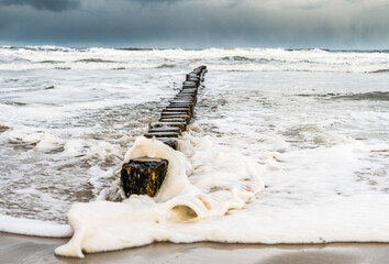 Wangerooges Strand und Dünen im Dezember