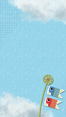 空を泳ぐこいのぼり