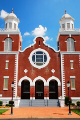 The Selma Alabama Brown Chapel AME Church was the starting point in the civil rights March on Montgomery lead by Martin Luther King Jr