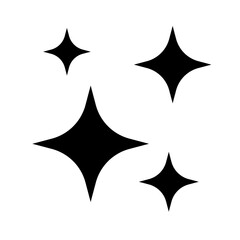Shine icon, Clean star icon.