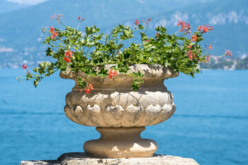 Scenic view of Lake Como, Italy