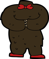 cartoon teddy bear body (mix and match or add own photos)