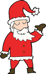 cartoon santa claus