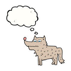 thought bubble cartoon dog