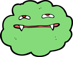 cartoon vampire cloud