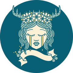 human druid illustration