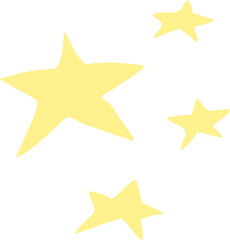 Obraz premium cartoon doodle stars
