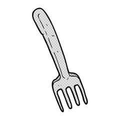 cartoon fork