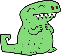 cartoon dinosaur