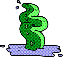 cartoon doodle spooky tentacle