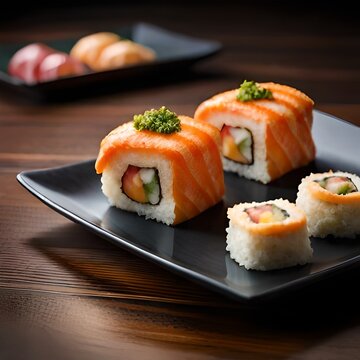 Sushi, japonese food, urumaki, sashimi