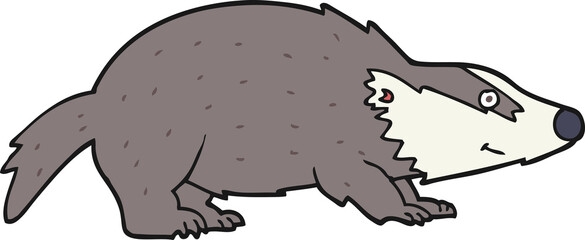 cartoon badger