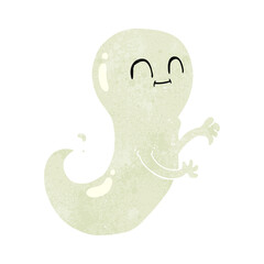 retro cartoon ghost