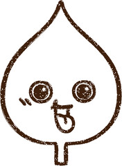 Leaf Charcoal Drawing