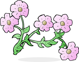 cartoon flowers