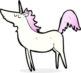 cartoon unicorn