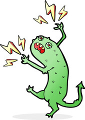 cartoon little monster