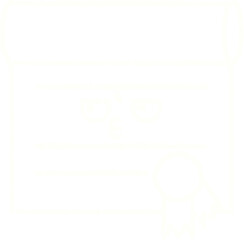 Obraz premium Official Certificate Chalk Drawing