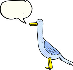 comic book speech bubble cartoon bird