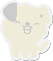 cute puppy sticker