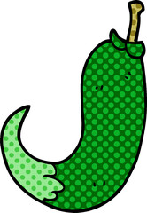 cartoon doodle chilli pepper