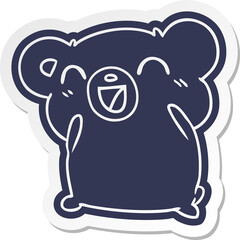 cartoon sticker kawaii cute teddy bear