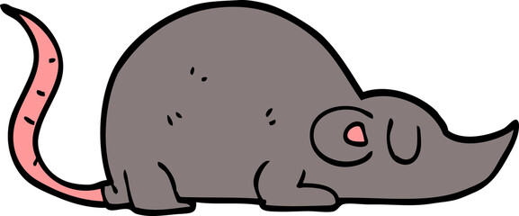 cartoon doodle mouse